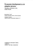 Tapa de Economic development as an adaptive process