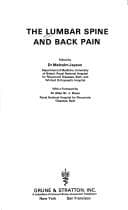 Tapa de The Lumbar spine and back pain
