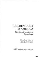 Tapa de Golden door to America