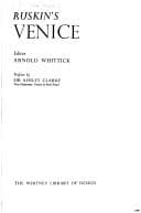 Tapa de Ruskin's Venice