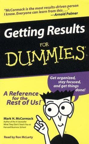 Tapa de Getting Results for Dummies