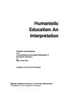 Tapa de Humanistic education