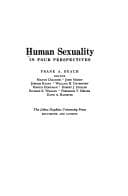 Tapa de Human sexuality in four perspectives
