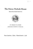 Tapa de The Peirce-Nichols house