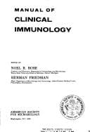 Tapa de Manual of clinical immunology