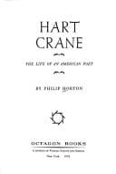 Tapa de Hart Crane