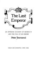 Tapa de The last emperor