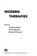 Tapa de Modern therapies