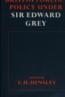 Tapa de British foreign policy under Sir Edward Grey