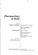Tapa de Pharmacology of sleep