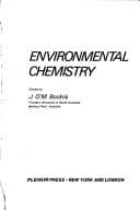 Tapa de Environmental chemistry