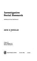 Tapa de Investigative social research