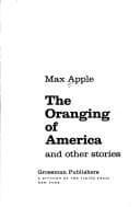 Tapa de The Oranging of America and Other Stories