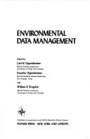 Tapa de Environmental data management