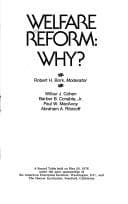 Tapa de Welfare reform