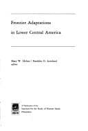 Tapa de Frontier adaptations in lower Central America