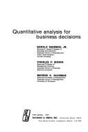 Tapa de Quantitative analysis for business decisions