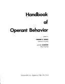 Tapa de Handbook of operant behavior