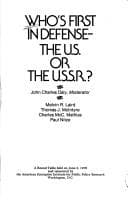 Tapa de Who's first in defense-the U.S. or the U.S.S.R.?
