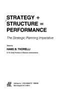 Tapa de Strategy+structure=performance