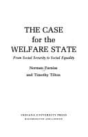 Tapa de The case for the welfare state