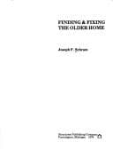 Tapa de Finding and fixing the older home