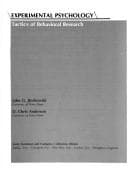 Tapa de Experimental psychology