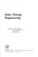 Tapa de Solar energy engineering