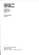 Tapa de Architecture, problems, and purposes