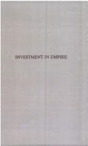 Tapa de Investment in Empire