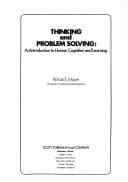 Tapa de Thinking and problem solving