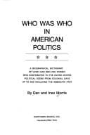 Tapa de Who was who in American politics