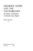 Tapa de George Sand and the Victorians