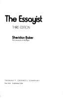 Tapa de The essayist