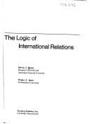 Tapa de The logic of international relations