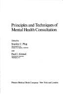 Tapa de Principles and techniques of mental health consultation