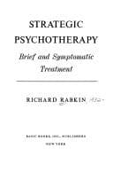 Tapa de Strategic psychotherapy