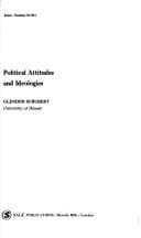Tapa de Political attitudes and ideologies