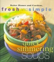 Tapa de Quick simmering soups