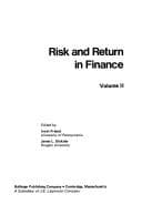 Tapa de Risk and return in finance