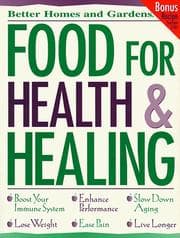 Tapa de Better Homes and Gardens food for health & healing