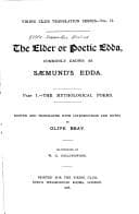 Tapa de The Elder or Poetic Edda