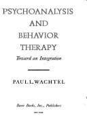 Tapa de Psychoanalysis and behavior therapy