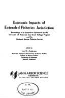 Tapa de Economic impacts of extended fisheries jurisdiction