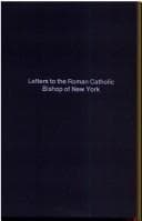 Tapa de Letters to the Right Rev. John Hughes, Roman Catholic bishop of New York