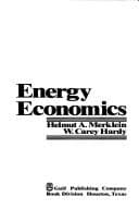 Tapa de Energy economics