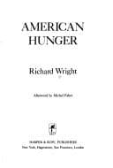 Tapa de American Hunger