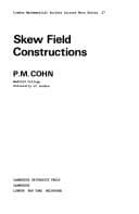 Tapa de Skew field constructions