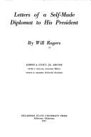 Tapa de Letters of a self-made diplomat to his President