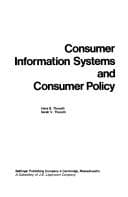 Tapa de Consumer information systems and consumer policy